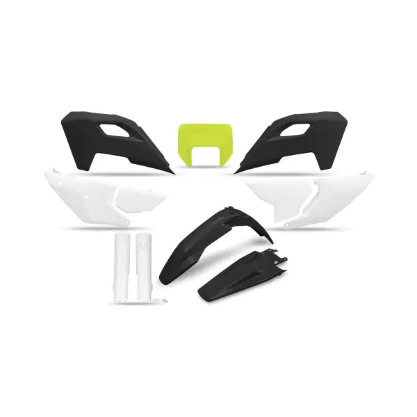 UFO Комплект пластмаси Husqvarna FE/TE 24-25 черен