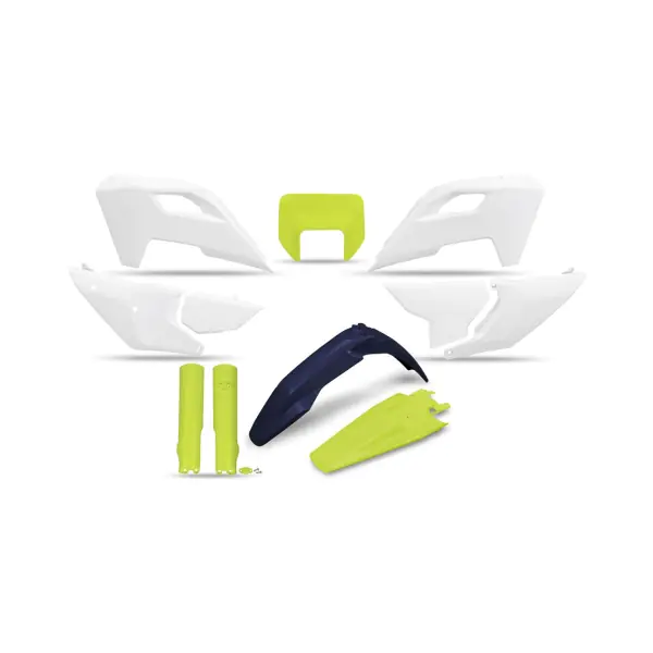 UFO Комплект пластмаси Husqvarna FE/TE 24-25 жълт