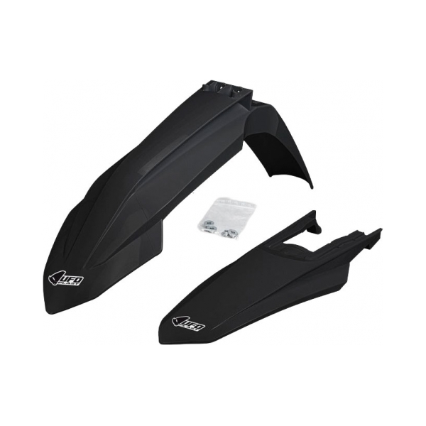 UFO Преден и заден калник KTM SX125-250, SX-F250-450 23-25 черен