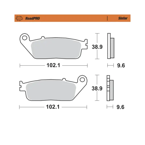 Moto-Master Накладки предни 404001 Honda