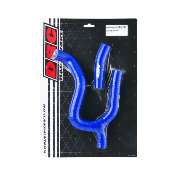 DRC-Zeta Силиконов маркуч за радиатор KTM SX-F250/350 19-22; Husqvarna FC250/350 19-22; Gas Gas MCF250/350 21-23 син