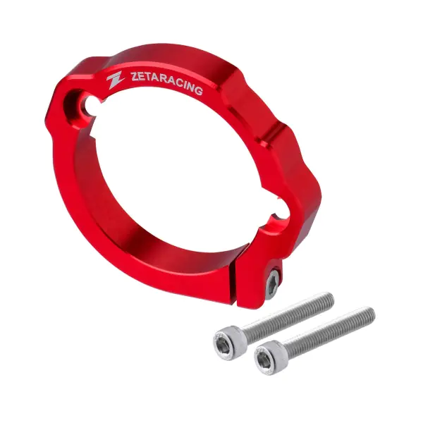 DRC-Zeta Протектор за фланеца на ауспуха KTM EXC250/300 17-25, SX250 17-25; Husqvarna TE250/300 17-25, TC250 17-25 червен 