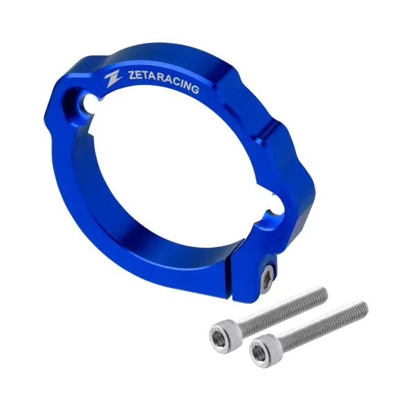 DRC-Zeta Протектор за фланеца на ауспуха KTM EXC250/300 17-25, SX250 17-25; Husqvarna TE250/300 17-25, TC250 17-25 син