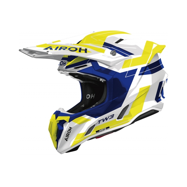 Airoh Каска Twist 3 Dynasty Blue Yellow Gloss