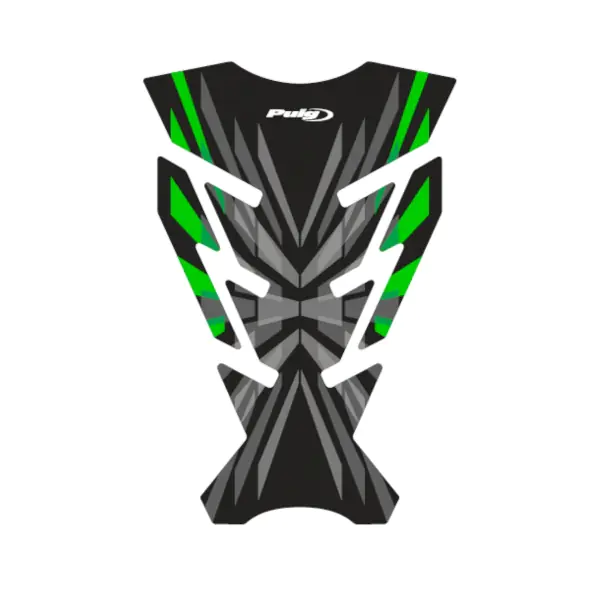 Puig Протектор за резервоар Challenge зелен