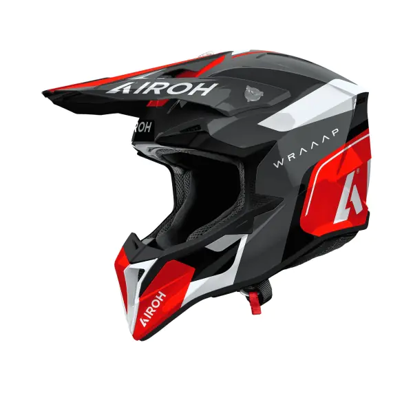 Airoh Каска Wraaap Conquer Red Gloss - BobiMX.com Airoh Каска Wraaap Conquer Red Gloss