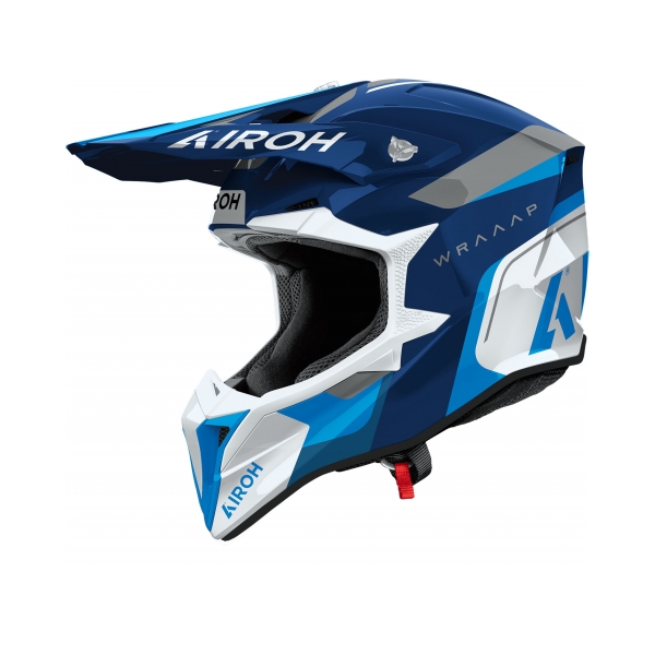 Airoh Каска Wraaap Conquer Blue Gloss - BobiMX.com Airoh Каска Wraaap Conquer Blue Gloss