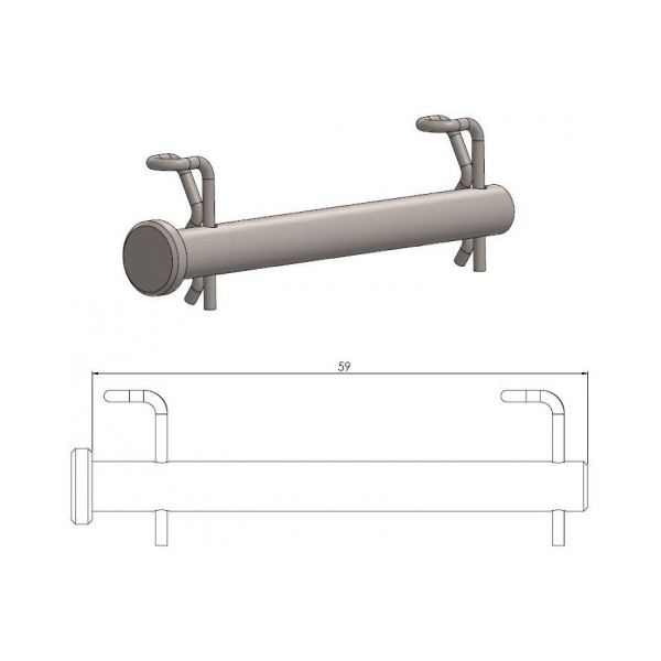 Moto-Master Щифт за накладки заден Husqvarna, Gas Gas Braktec