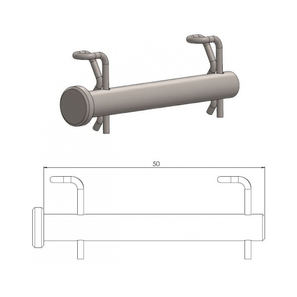 Moto-Master Щифт за накладки преден Husqvarna, Gas Gas Braktec