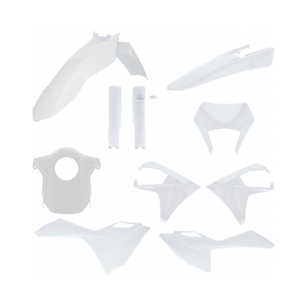 Acerbis Пълен кит пластмаси подходящ за Gas Gas EC/ECF 24-26 бял