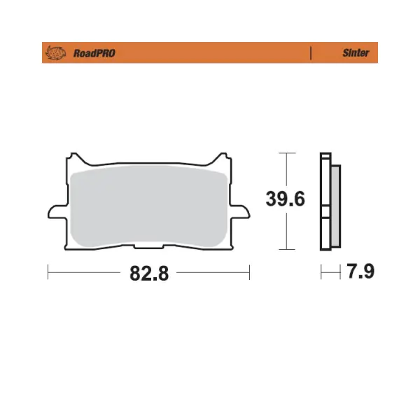 Moto-Master Накладки предни 412701 Honda - BobiMX.com Moto-Master Накладки предни 412701 Honda