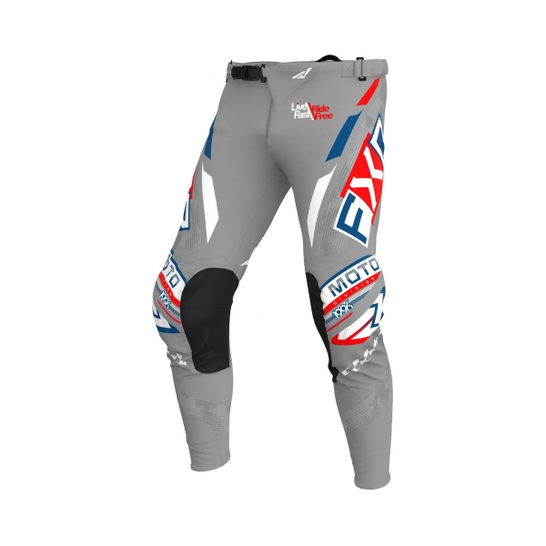 FXR Панталон Podium Gladiator MX25 Grey White Red