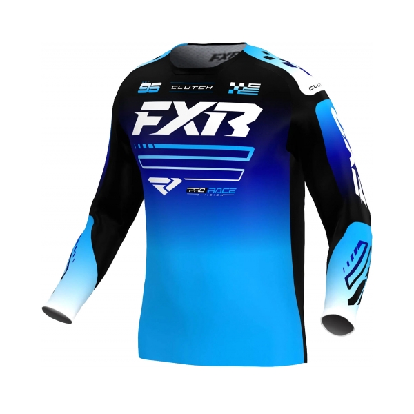 FXR Тениска Clutch MX26 Blue Black White