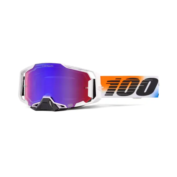 100% Очила Armega HiPER United - Red/Blue Mirror