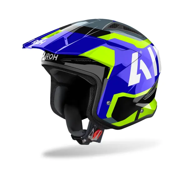 Airoh Каска TRR II Jupiter Blue/Yellow Gloss