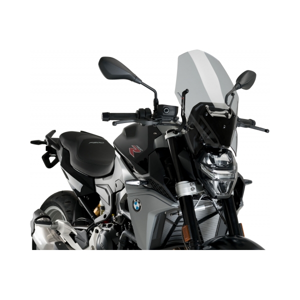 Puig Слюда New Generation Touring BMW F900R 20-26 с OEM BMW съпорт Smoke 