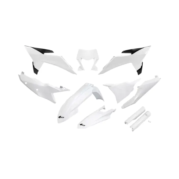 UFO Комплект пластмаси KTM EXC/ EXC-F 2026 бял