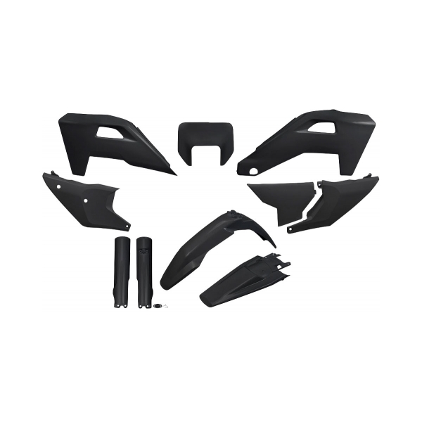 UFO Комплект пластмаси Husqvarna FE/TE 2026 черен