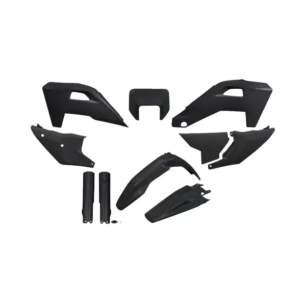 UFO Комплект пластмаси Husqvarna FE/TE 2026 черен