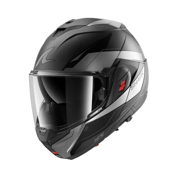 Shark Каска Oxo Mekarium Mat Anthracite Chrom Black