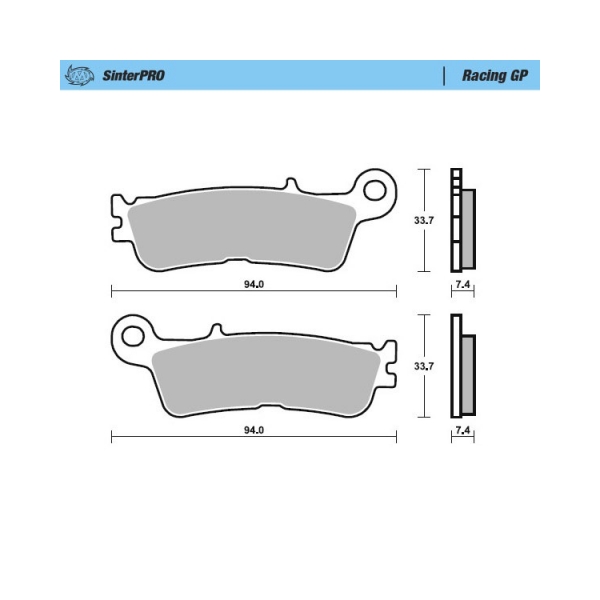 Moto-Master Накладки 099812 предни Yamaha WR250F 05-25, WR450F 05-25, YZ250F 05-06/21-26, YZ450F 05-07/20-26
