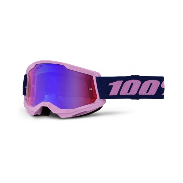 100% Очила Strata 2 Purple - Red/Blue Mirror