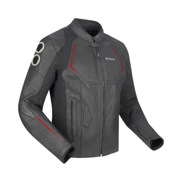 Bering Кожено яке Radial Black/Red