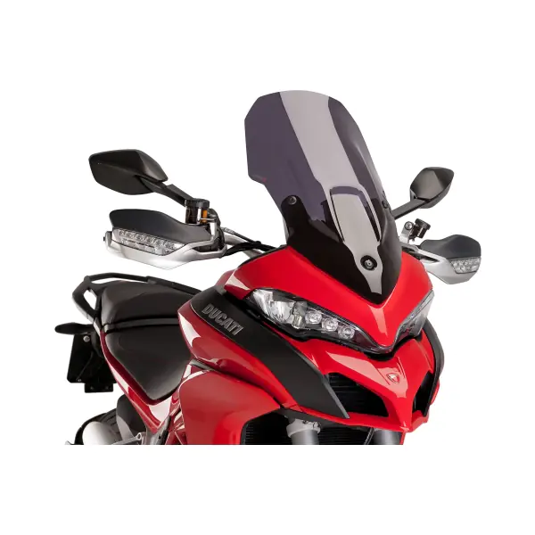 Puig Слюда Touring Ducati 1200 Multistrada 15-17, 1260 Multistrada 18-20, 950 Multistrada 17-21, Multistrada V2 22-24 Dark smoke 