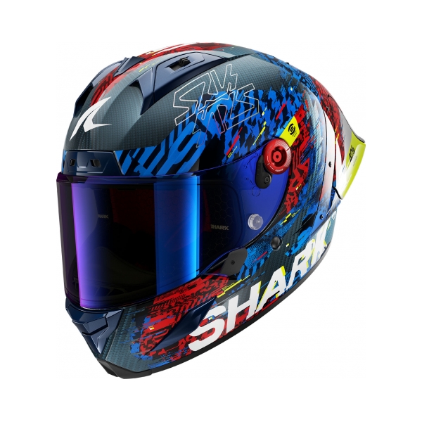 Shark Каска Aeron GP Fim Racing Speed Vib Carbon Blue Red