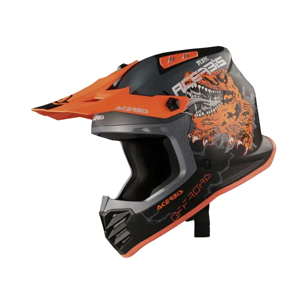 Acerbis Детска каска Profile Nero/Arancio Fluo