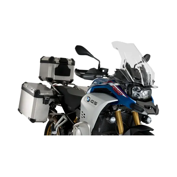 Puig Слюда Touring Plus BMW F750GS 18-24, G850GS 18-24, F900GS Adventure 24-26 Smoke за мотори стандартно OEM с туристическа слюда