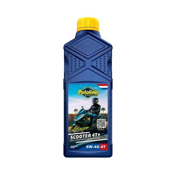 Putoline Масло за 4Т скутер пълна синтетика Putoline Ester Tech Scooter 4+ 5W-40 1 л